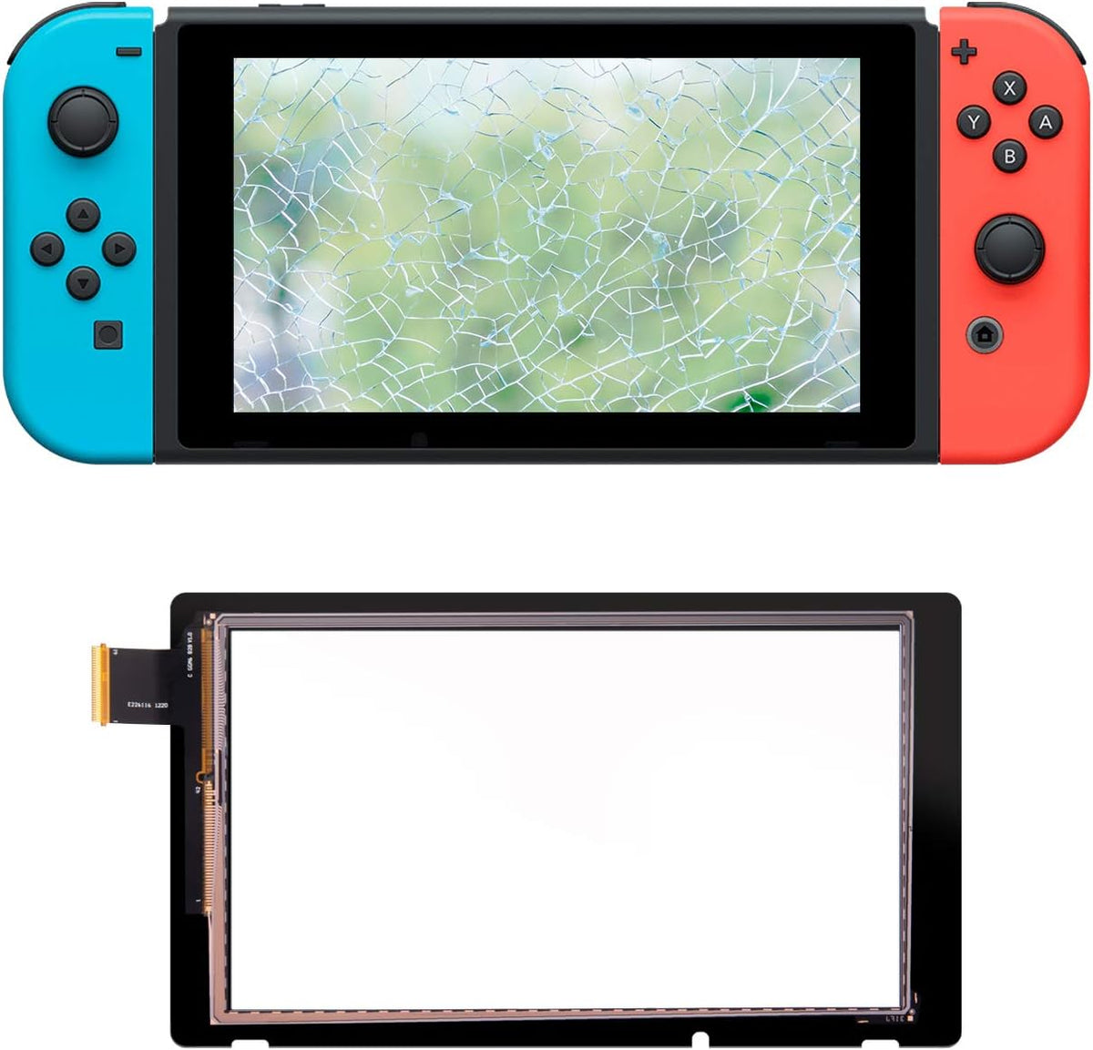 Replacement touch screen digitizer for Nintendo Switch V1/V2