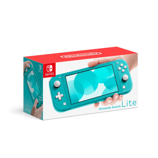 light blue switch lite console