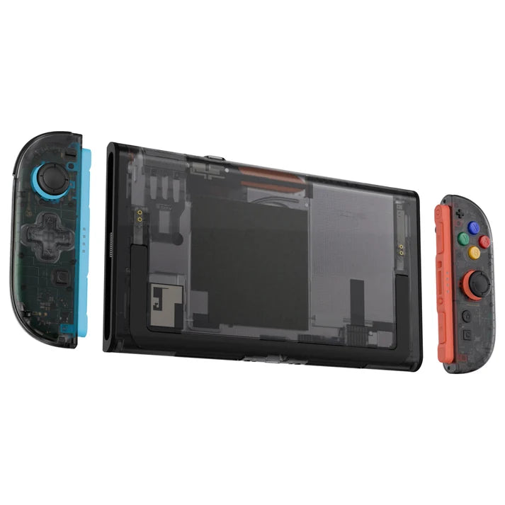 Nintendo Switch 2 with clear slate black Essence shell swap